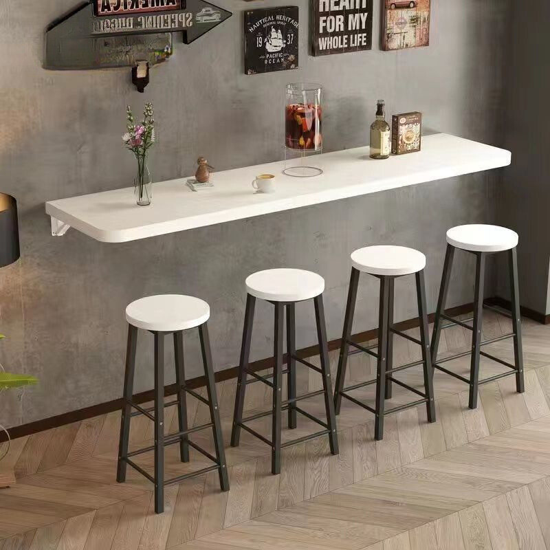 Omahfurniture.id Meja Lipat Dinding Panjang Meja Cafe Bar Minimalis Aesthetic 120x20cm 60x20cm