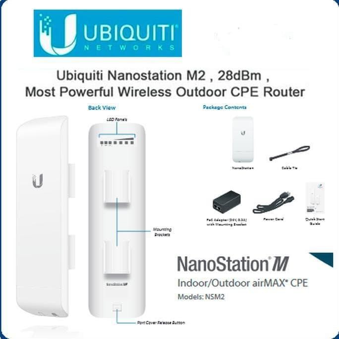 Ubiquiti NanoStation M2 2.4Ghz NSM2 Nano Station M2