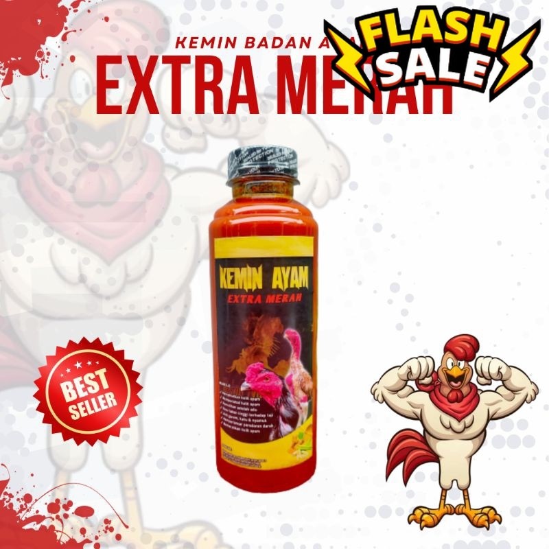 Obat Ayam Tempur Bangkok kemin badan extra merah kulit tahan pukul jalu untuk Thailand 250ml