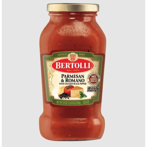 

Bertolli Parmesan & Romano with Cracked Black Pepper Sauce / Saus Pasta Bertolli - 680 Gram