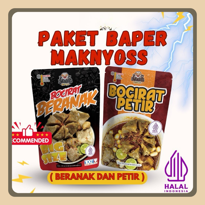 

Paket BaPer Maknyoss ( Bocirat Beranak dan bocirat Petir )