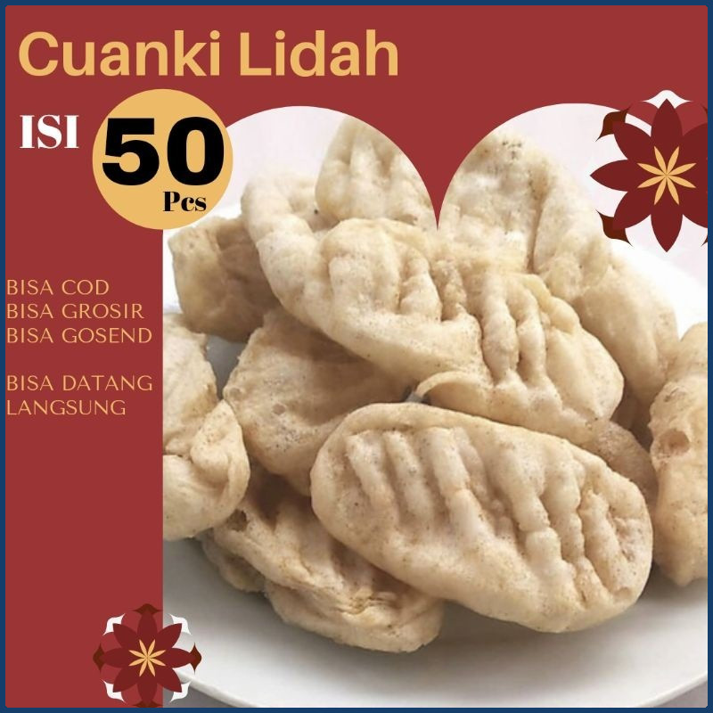 

Cuanki Lidah isi 50 pcs - Cuankie - toping seblak - baso aci - bakso