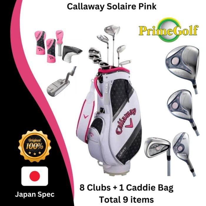 Stick golf Callaway Solaire Ladies Pink Beginners Set