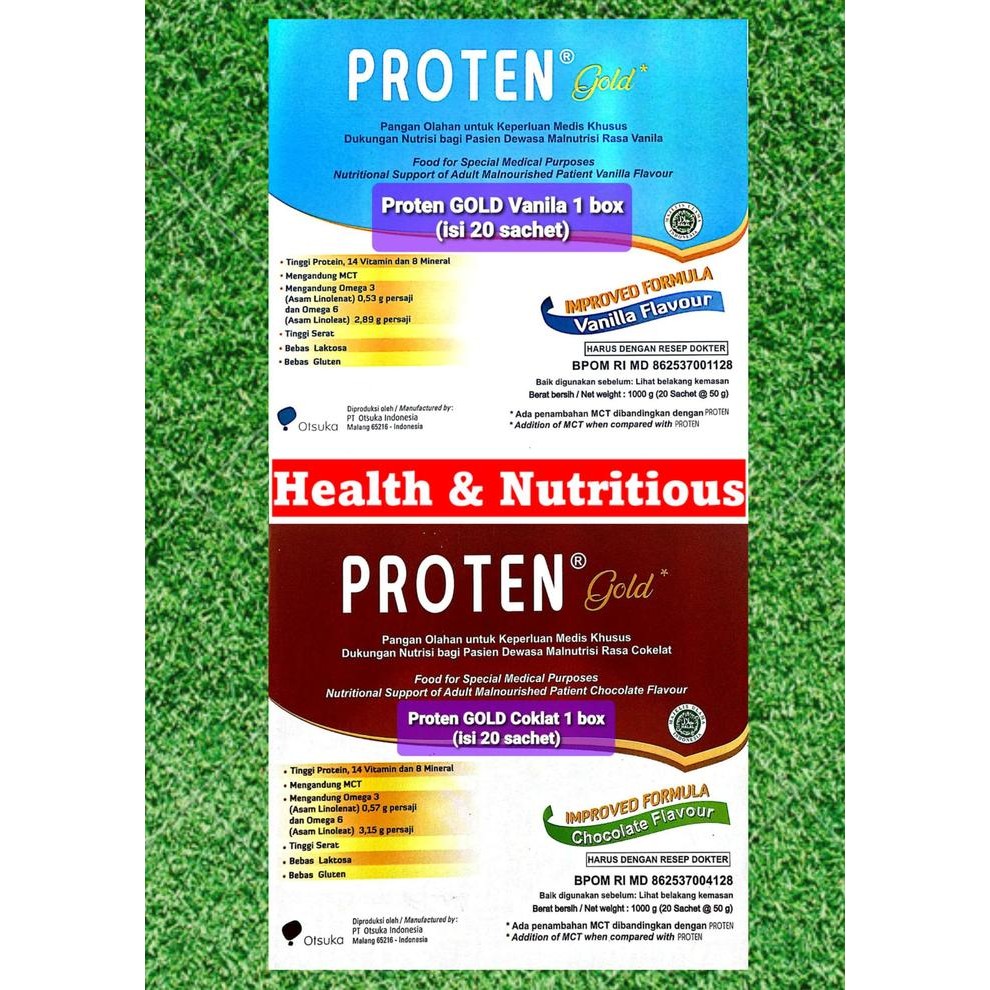 

[[Promo]] TERMURAH! SUSU PROTEN GOLD ANEKA RASA SUSU KEDELAI TINGGI PROTEIN - Vanila