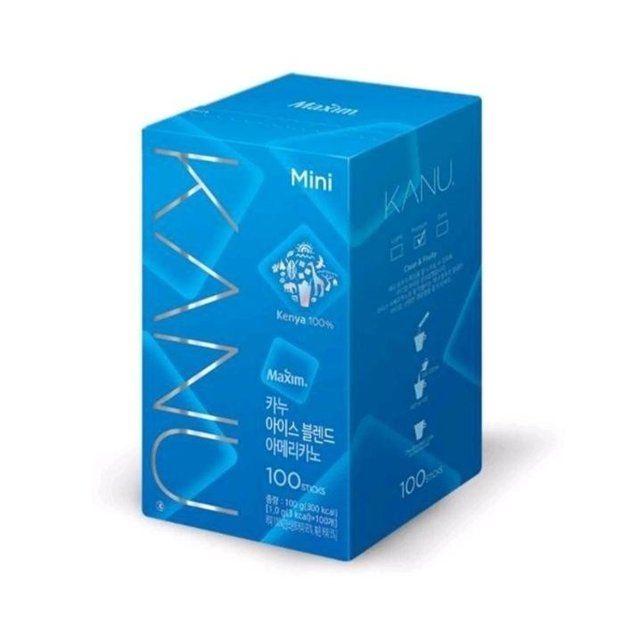 

[30 Sachet] Kanu Mini Maxim Mild Roast Americano Coffee Korea/ Kopi - Ice Blend