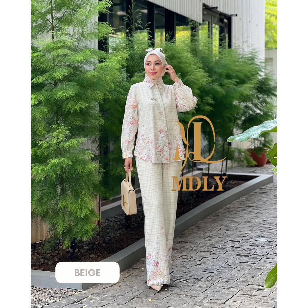 Shalu Set By MDLY - One set Wanita Setelan Wanita Terbaru Setelan MDLY Setcel Wanita Setelan Rok Wan
