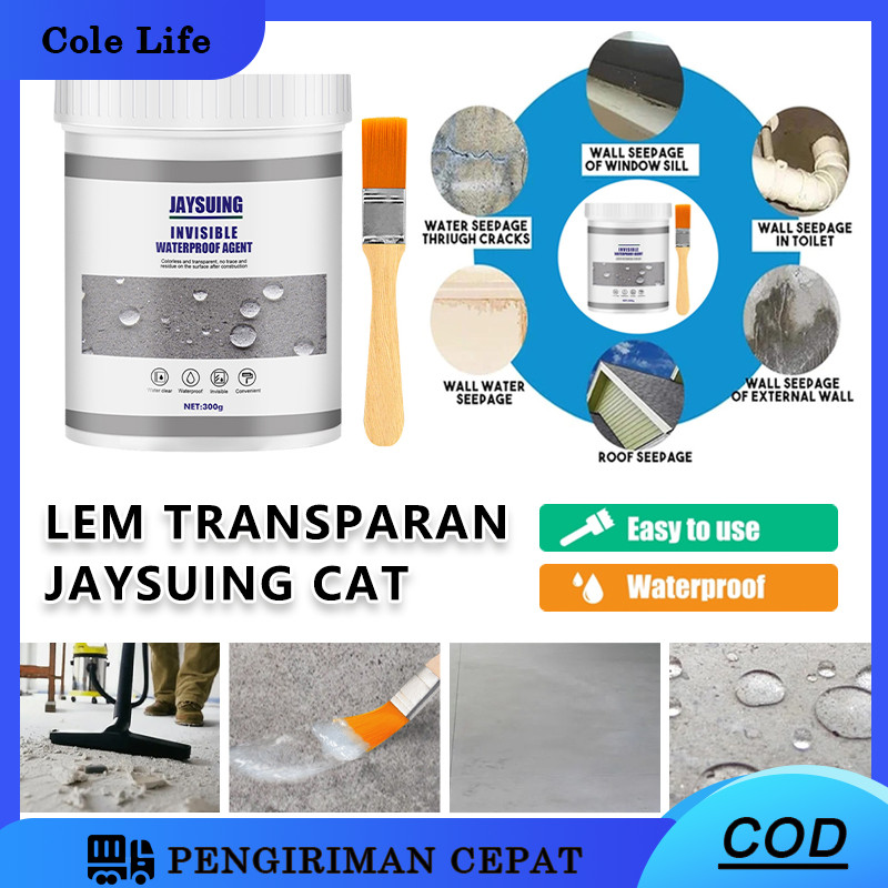 Lem Transparan Jaysuing 300Gram/LEM Anti BOCOR Dan REMBES Transparan Tahan Lama Jaysuing