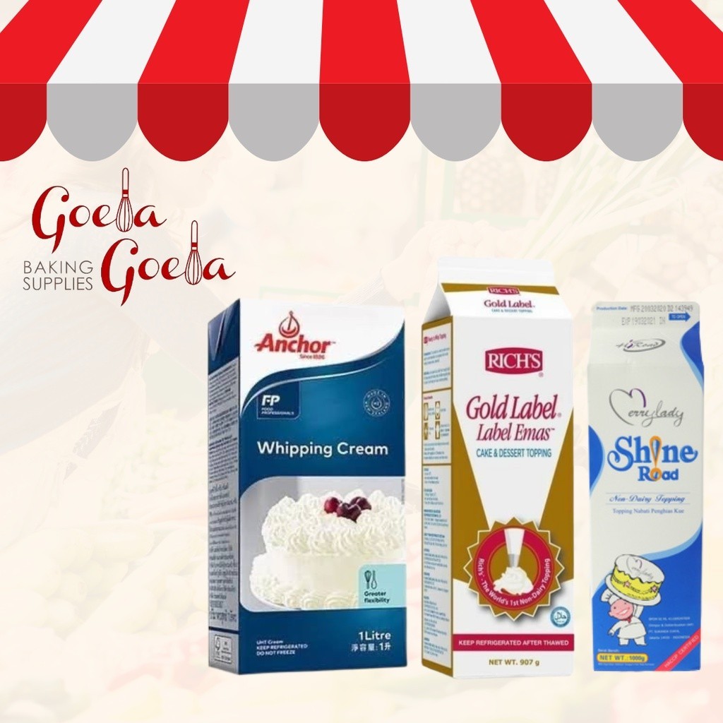 

SALE WHIPPING CREAM DAN COOKING CREAM ANCHOR RICH ELLE&VIRE [100% ORIGINAL]