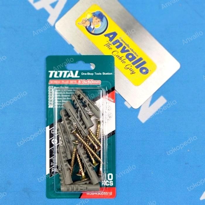 VISER Fisher Sekrup Set / Screw Plug Set 10Pcs 5mm - TOTAL