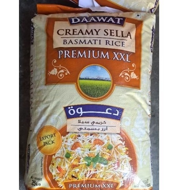 

Daawat xxl 25 kg , india Basmati Rice . no 1 Beras Basmati 25 kg cocok untuk Kebuli dan lain.