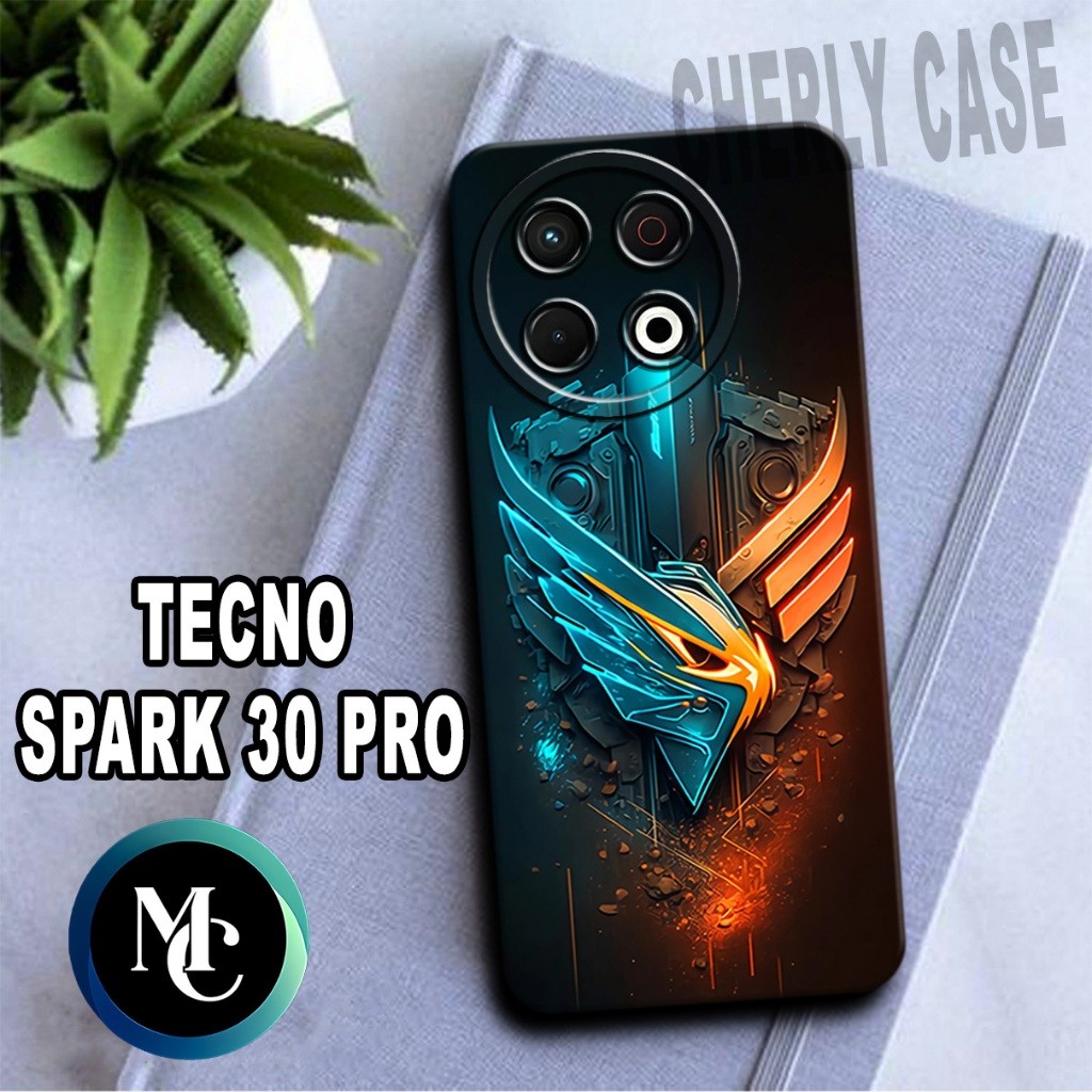 CC39/ Softcase karet lentur untuk TECNO SPARK 30 PRO/Motif ESPORT/case TECNO SPARK 30 PRO/kesing TEC