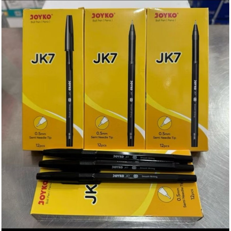 

Pulpen Standard JK7 Joyko / Pulpen JOYKO JK7 Hitam isi 12pcs