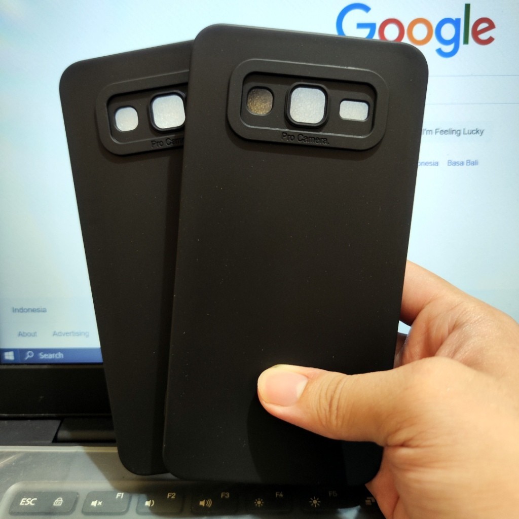 Case Pro Camera Full Black Samsung J2 Prime, Samsung J5 Prime, Samsung J7 Prime Silikon TPU Pro Came