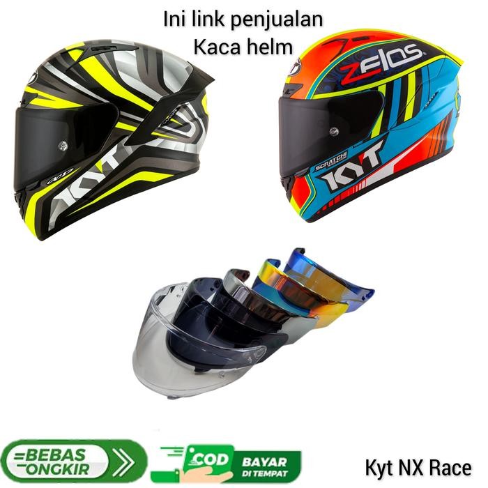 Kaca helm Kyt NX Race Visor helm Kyt NX Race