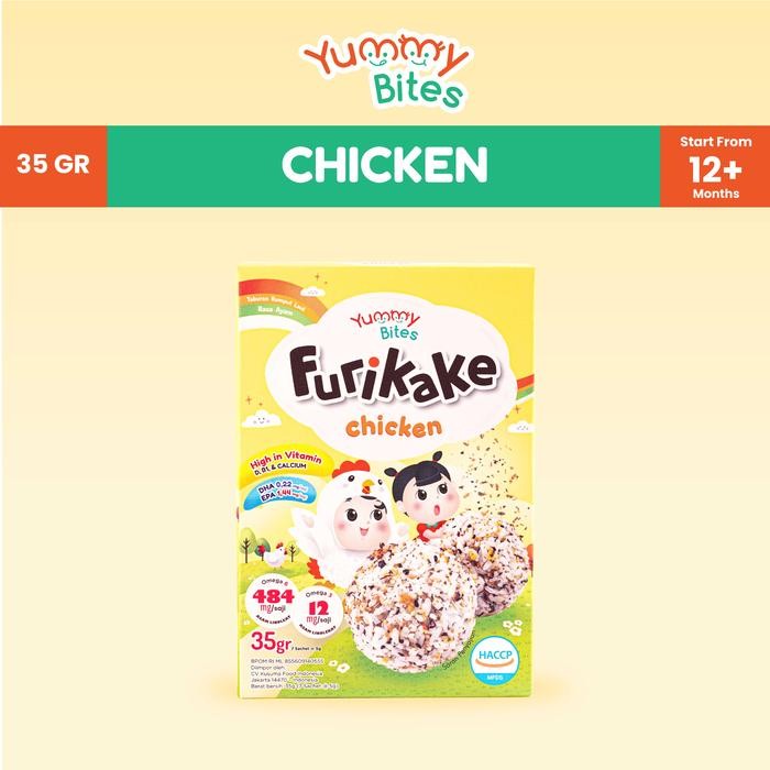 

[Dijual]Yummy Bites Furikake 35GR/ Topping Rumput Laut/ Nori Tabur/ MPASI Bayi - ChickenTerlaris