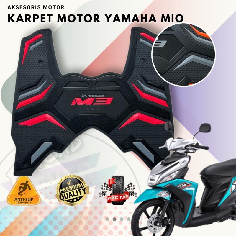 Karpet Motor Mio M3 125 / Karpet Mio Soul Gt 125 / Karpet Mio J / Karpet Mio Z / Aksesoris Motor Mio