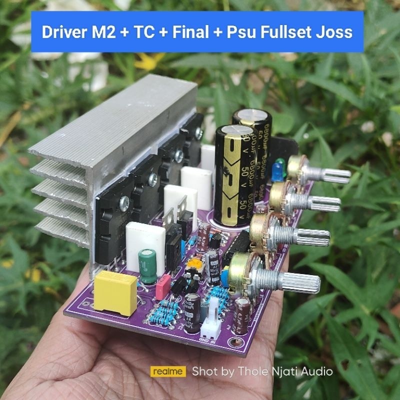 Power siap tancap trafo Driver Bostrap M2 + TC + Psu + Final FullsetCO