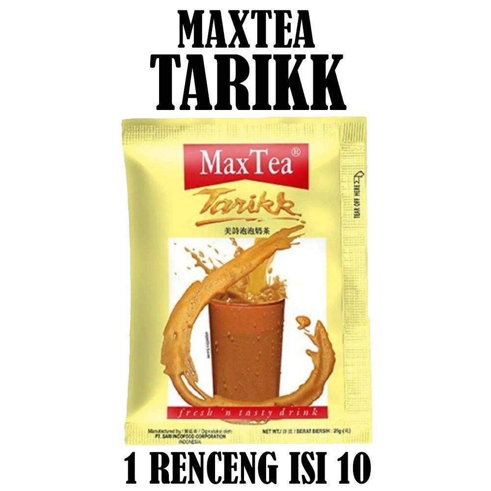 

MAX TEA TEH TARIK RENCENG ISI 10