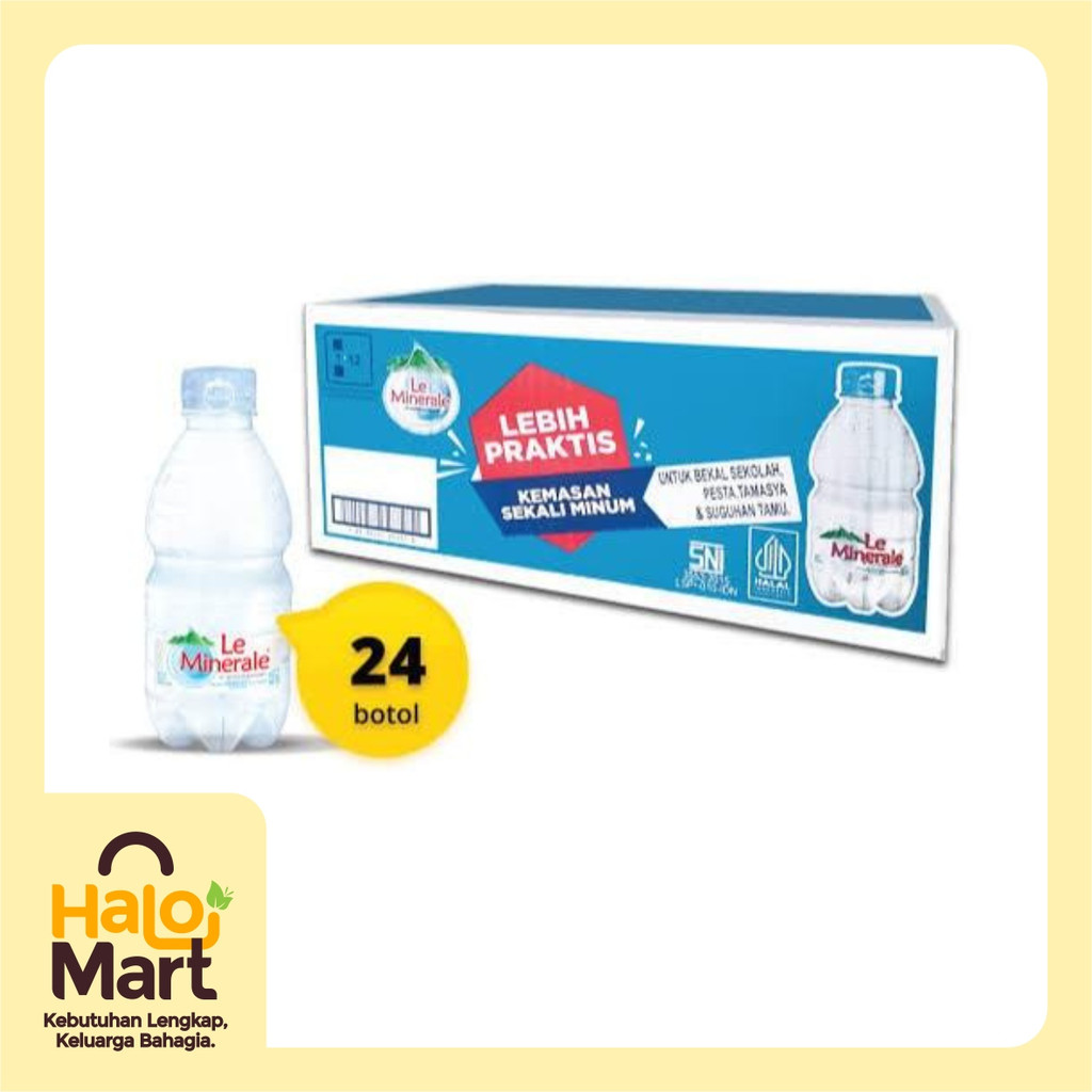 

LE MINERALE 330 ML (24 PCS) 1 DUS