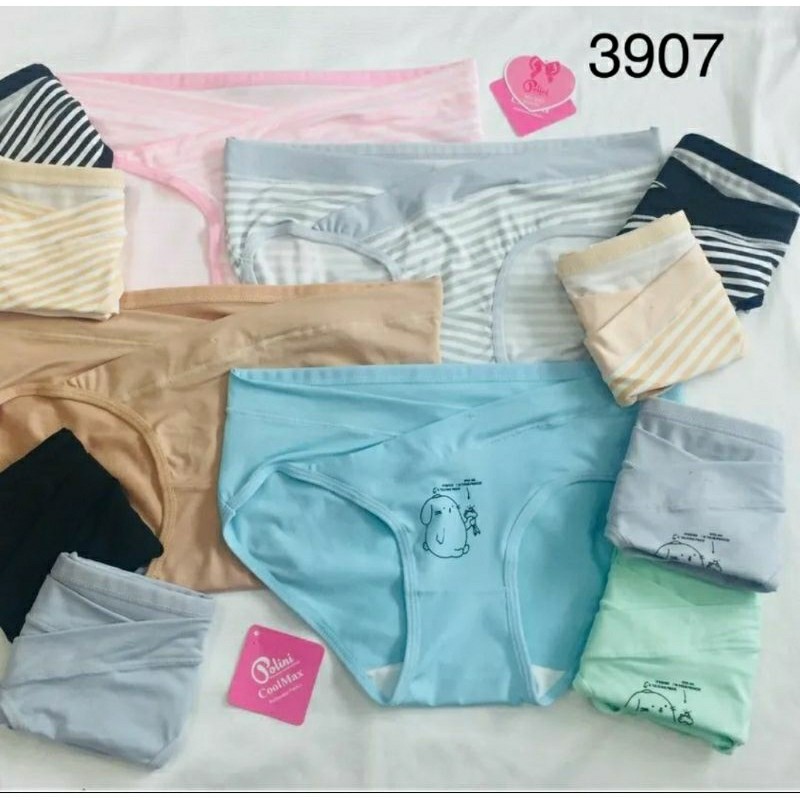 3 PCS Celana dalam ibu wanita hamil Polini/ CD ibu hamil tiana / celana dalam wanita hamil katun siz