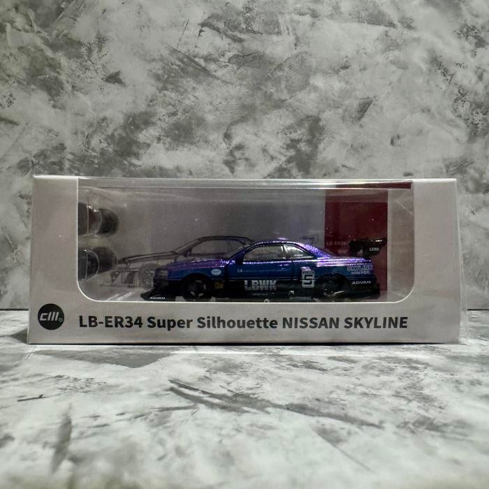 CM Model Nissan LBWK ER34 #5 Chameleon