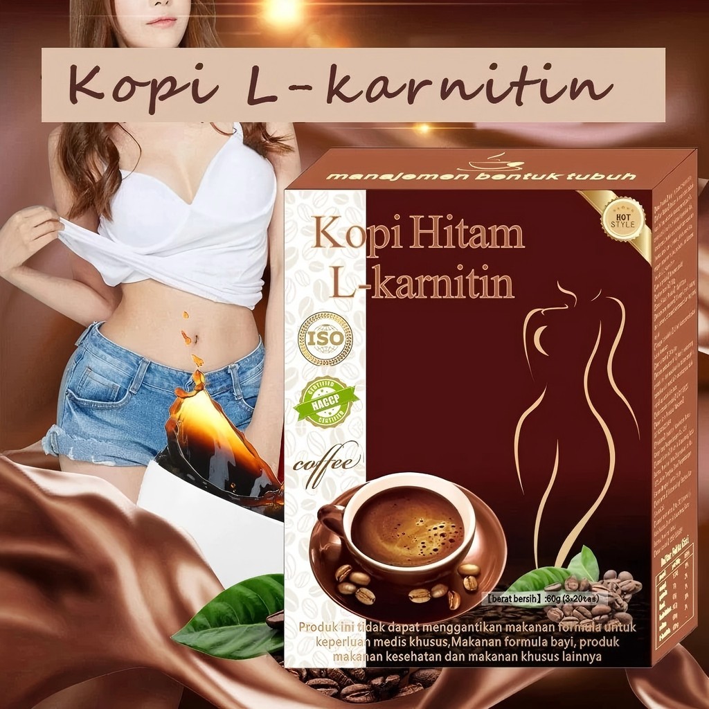 

KOPI HITAM KOPI PELANGSING BADAN DIET KOPI L-KARNITIN [ ISI 20 SACHET]
