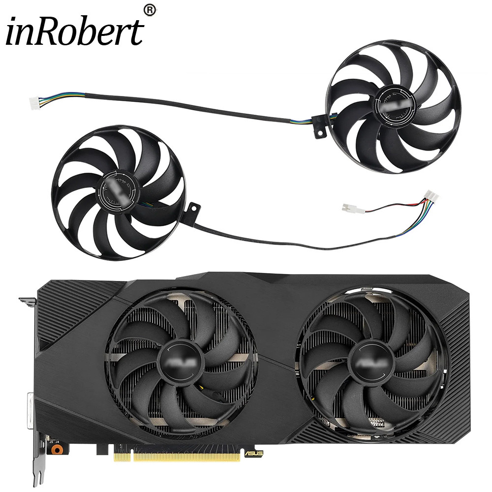 87mm T129215SU RTX2060S RTX2070S RTX2080S Video Card Fan Replacement For ASUS Dual RTX 2060 2070 208