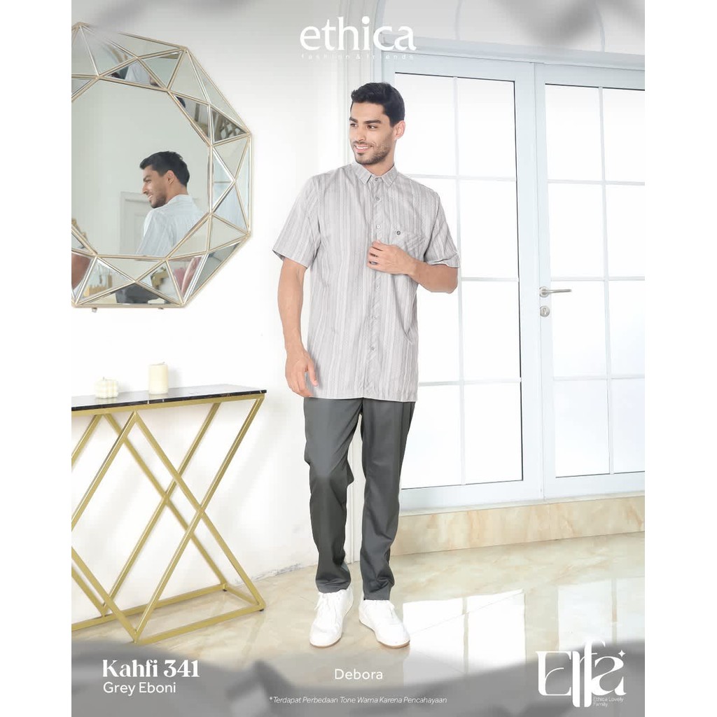ETHICA KOKO DEWASA  KAHFI 341 GREY EBONI