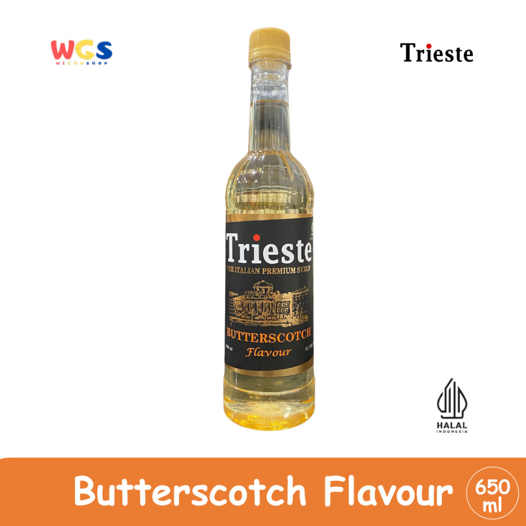 

NEW Trieste Butterscotch Flavour Syrup Premium 650ml - Sirup Rasa Butterscotch untuk Minuman & Dessert PREMIUM