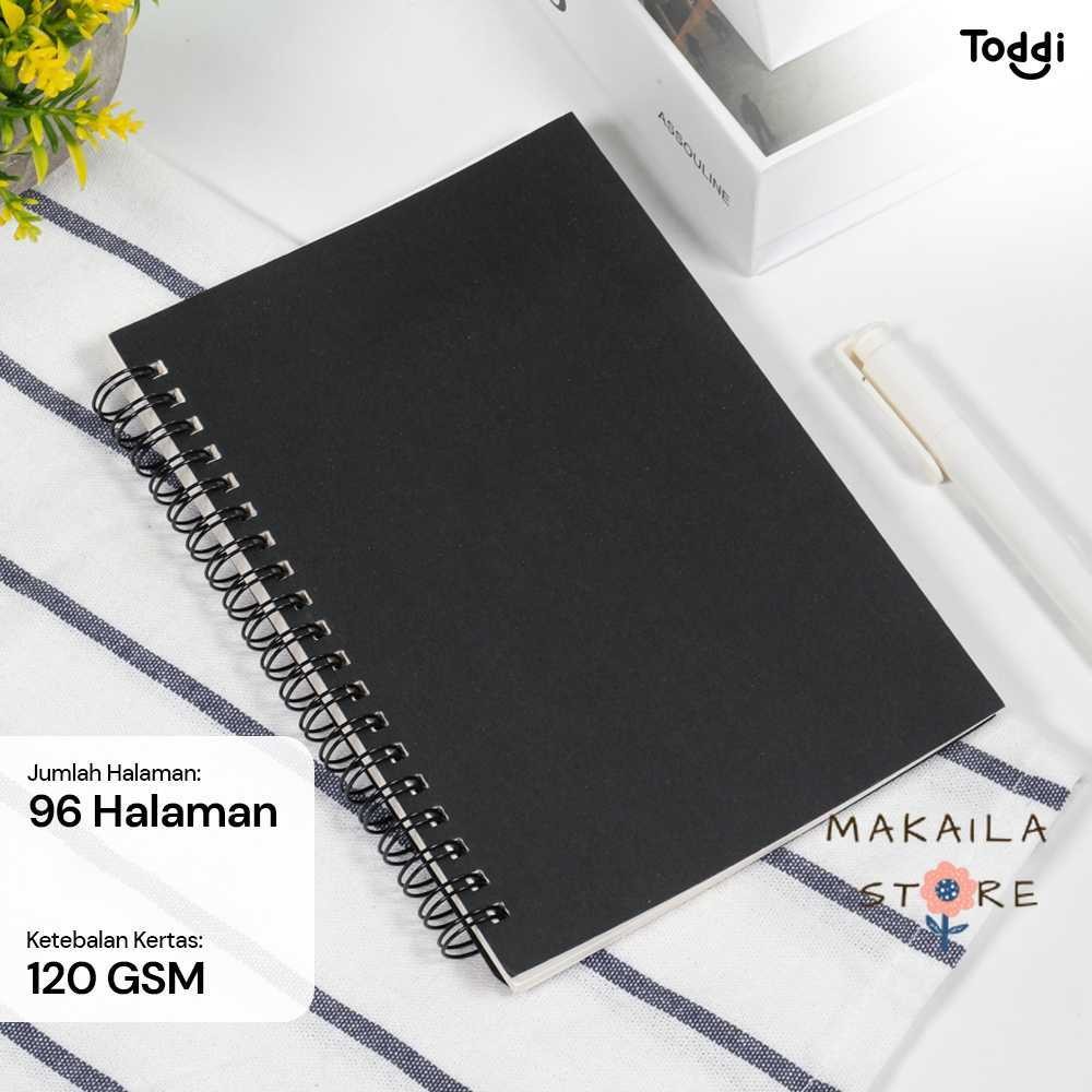 

Toddi Buku Jurnal Softcover Notebook Diary 120GSM 96 Halaman Blank - BQ-N14