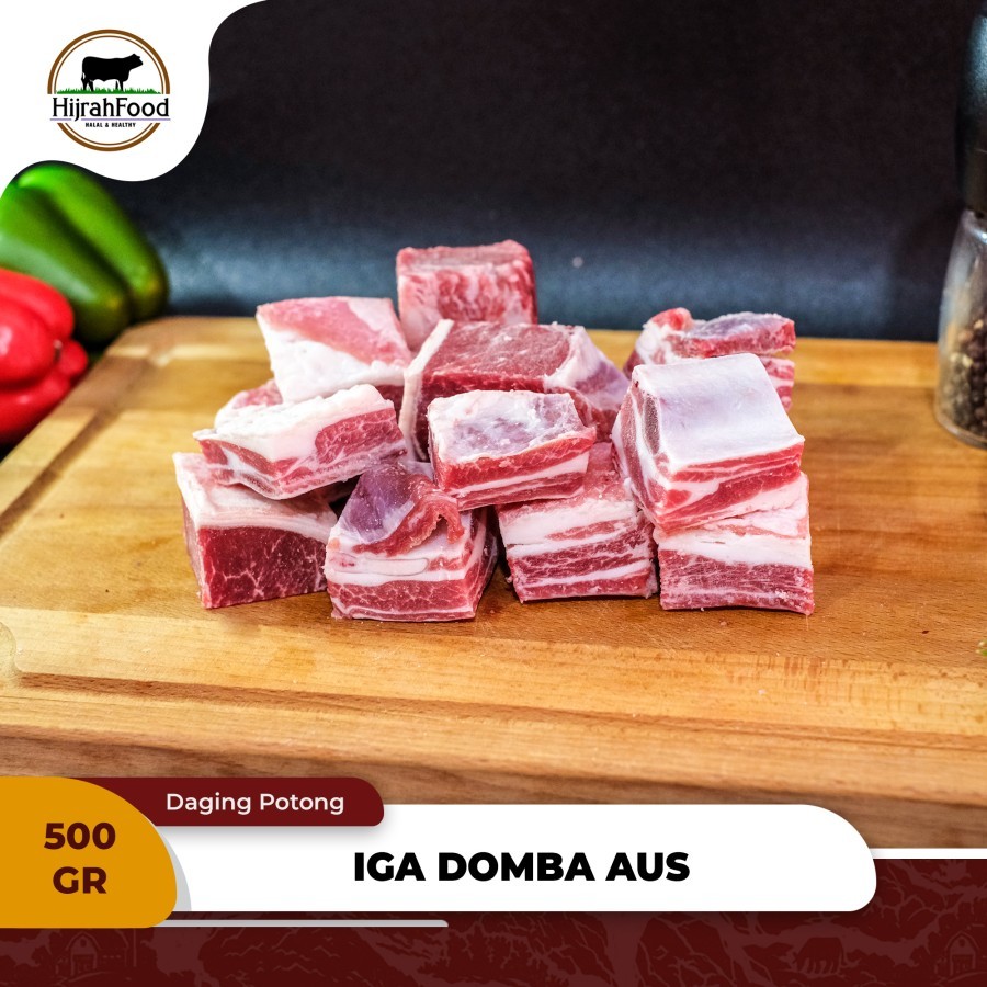 

Daging Iga Domba Potong 500 gram Mutton Ribs AUS
