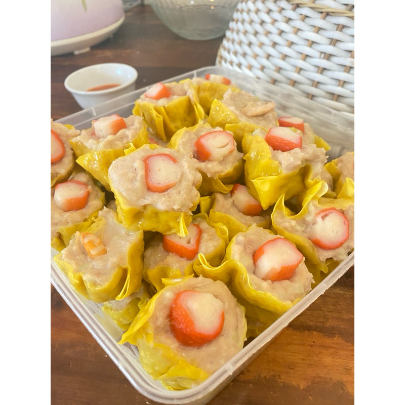 

Dimsum Ayam 1 Pack Isi 10Pcs SUDAH Termasuk Saos