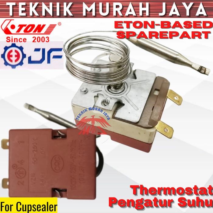 Sparepart JF Thermostat Cup Sealer ETON Pengatur Suhu Segel Gelas