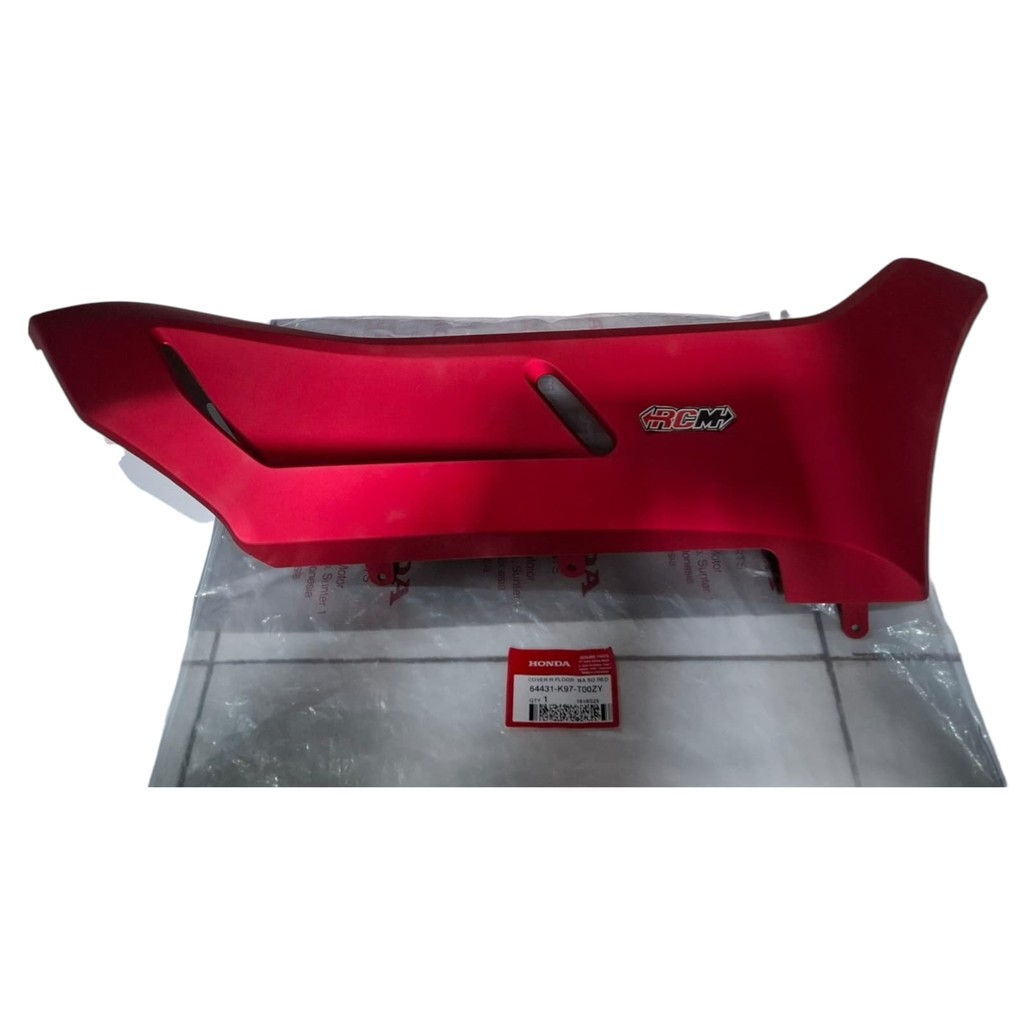 64431-K97-T00ZY BODI BODY COVER UNDER DEK LANTAI BAWAH KANAN RIGHT R SIDE PCX 150 LED 2018 2019 2020