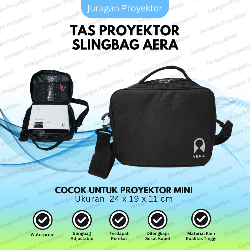 TAS PROYEKTOR AERA MINI PROJECTOR BAG AERA | TAS SLINGBAG TAS SLEMPANG PROYEKTOR AERA | TAS PENYIMPA