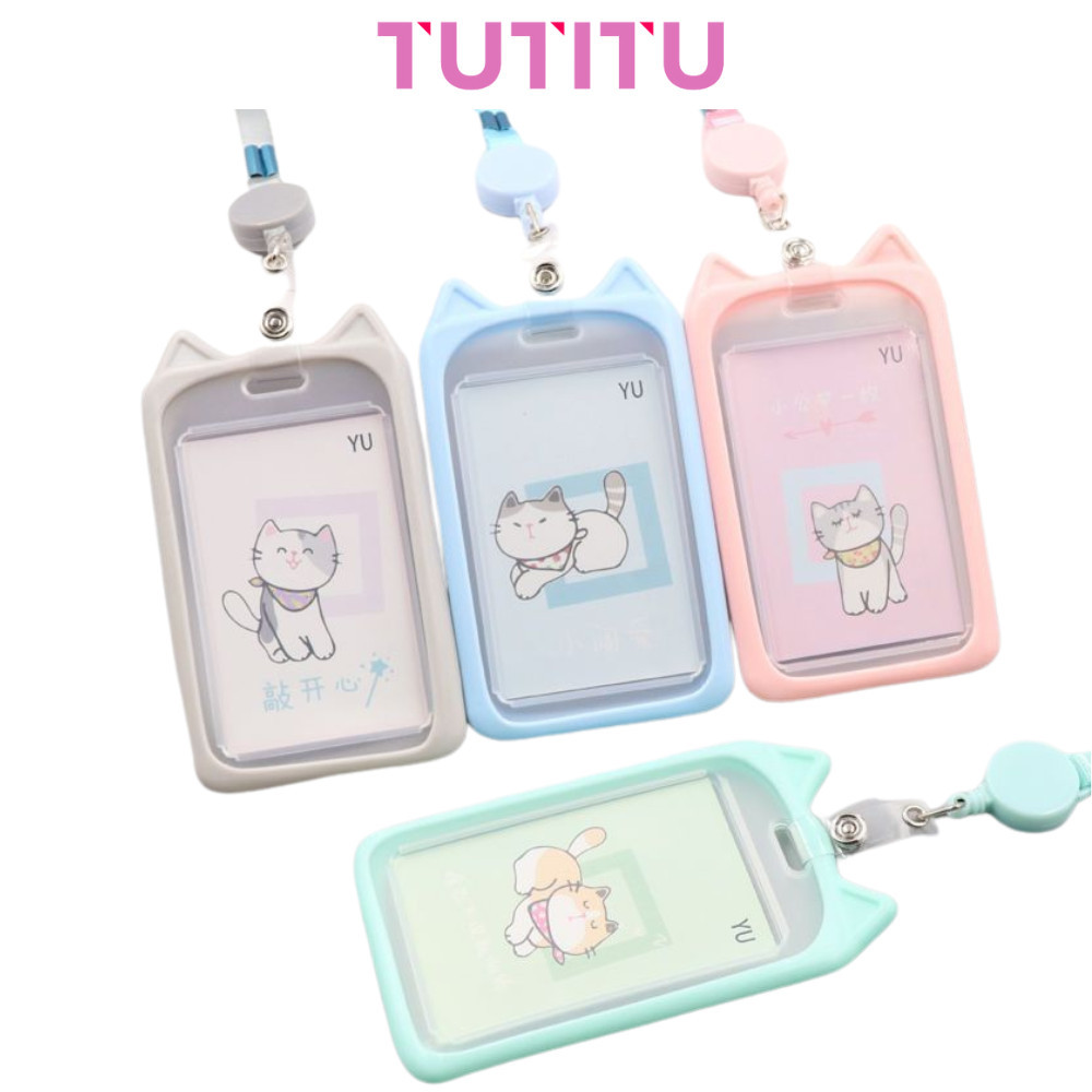 

TUTITU LANYARD NAME TAG GANTUNGAN KARTU KUCING