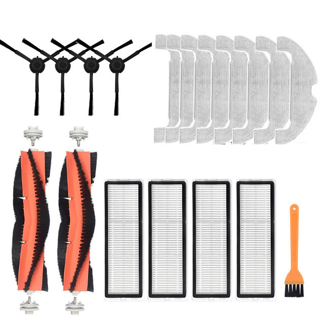 Detachable Main Brush Hepa Filter Side Brush Mop Cloth for Dreame Bot Z10 Pro Dreame L10 Plus Vacuum