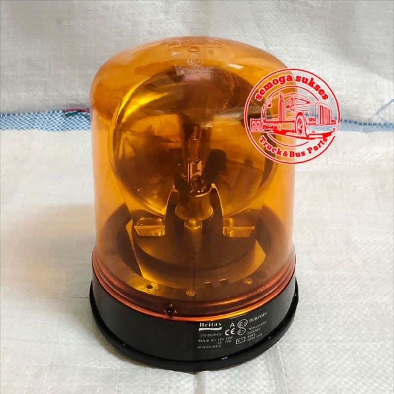 Lampu Rotary Halogen 12V 24V Lampu Rotary Putar 12 Volt 24 Volt