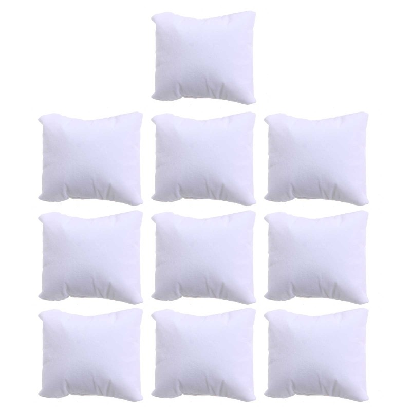 

R2LE 10 Pcs Velvet Bracelet Pillow Multicolor Jewelry Pillow Watch Bracelet Cushion Display Stand Set Jewelry Pillow Bag