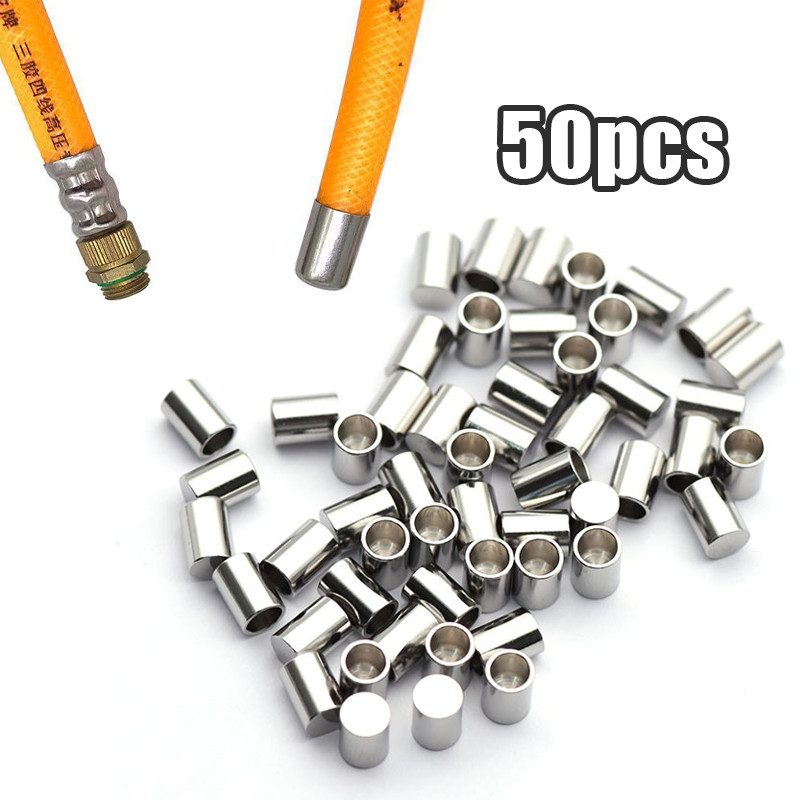 50pcs Selongsong Klem Selang Kompresor Alat Pres Klem Neple Selang Kompresor 14.5 MM
