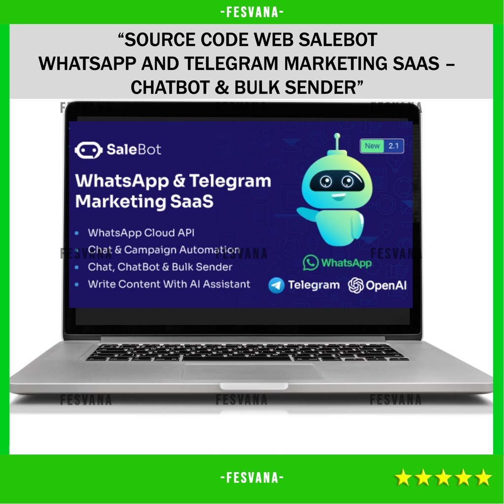 SOURCE CODE APLIKASI WEB SALEBOT - WHATSAPP AND TELEGRAM MARKETING SAAS - CHATBOT & BULK SENDER D79 