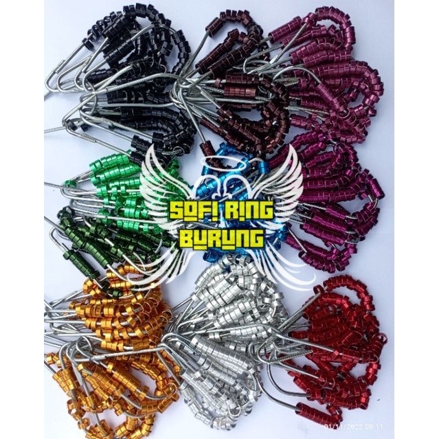 Ring slim/pendamping untuk burung puter pelung - Sofi Ring Burung