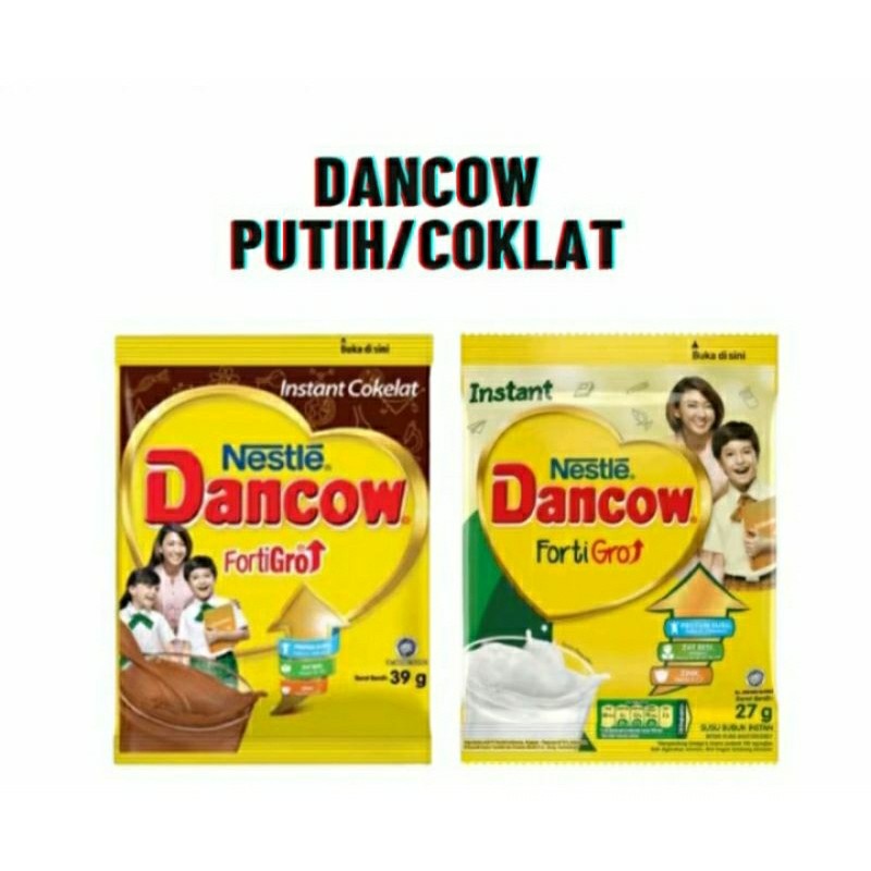 

Dancow Sachet 1 Renceng Isi 10pcs - Susu Bubuk Anak 1+ Original / Coklat / Vanila