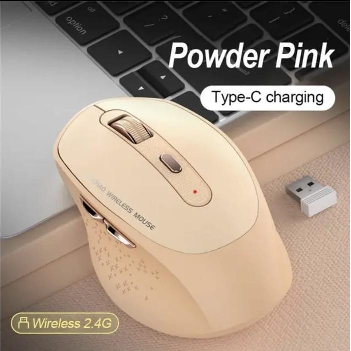 MOUSE GAMING M6 - Mouse Gaming Wireless Bluetooth - Charging Type C - Type C - Blue