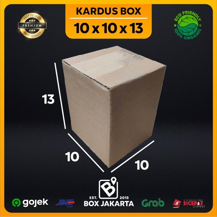 

KARDUS BOX uk 10x10x13 CM Kotak Packaging Corrugated SHEET POLOS