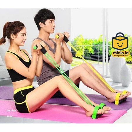 MINIO.ID BODY TRIMMER Fitness Alat Olahraga Pengecil Perut Pembakar Lemak Tali 2 Fitnes Gym Sit Up P