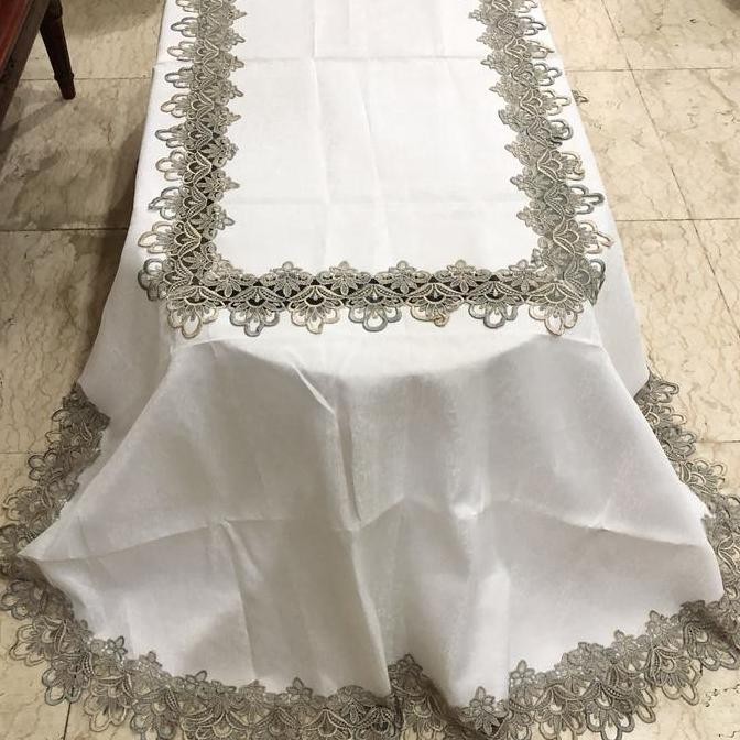 ''" Taplak Meja Makan Oval Ukuran Besar 8-12 Kursi  Co