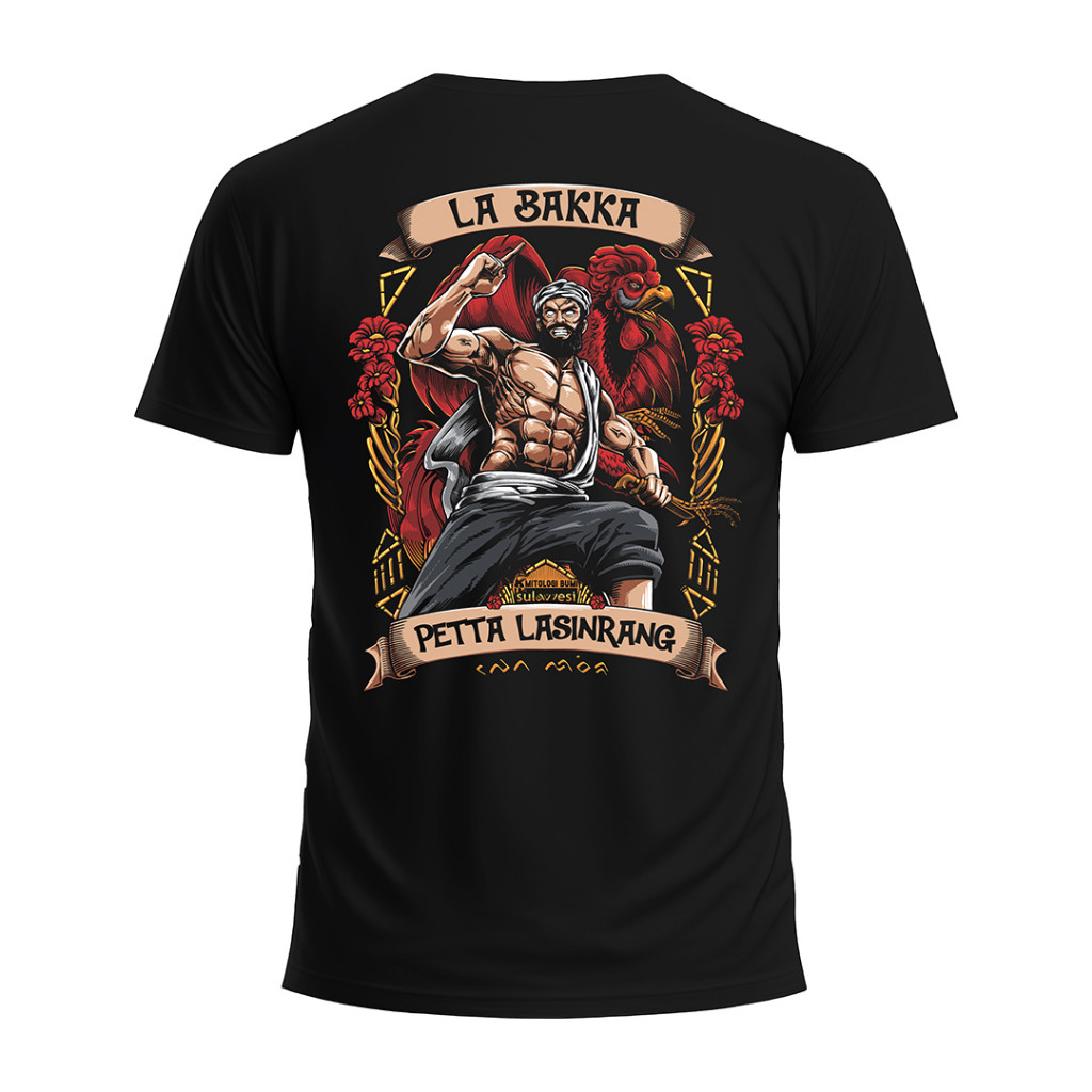 KAOS MBS - PETTA LASINRANG - Pria/Wanita Lengan Pendek - Mitologi Bumi Sulawesi