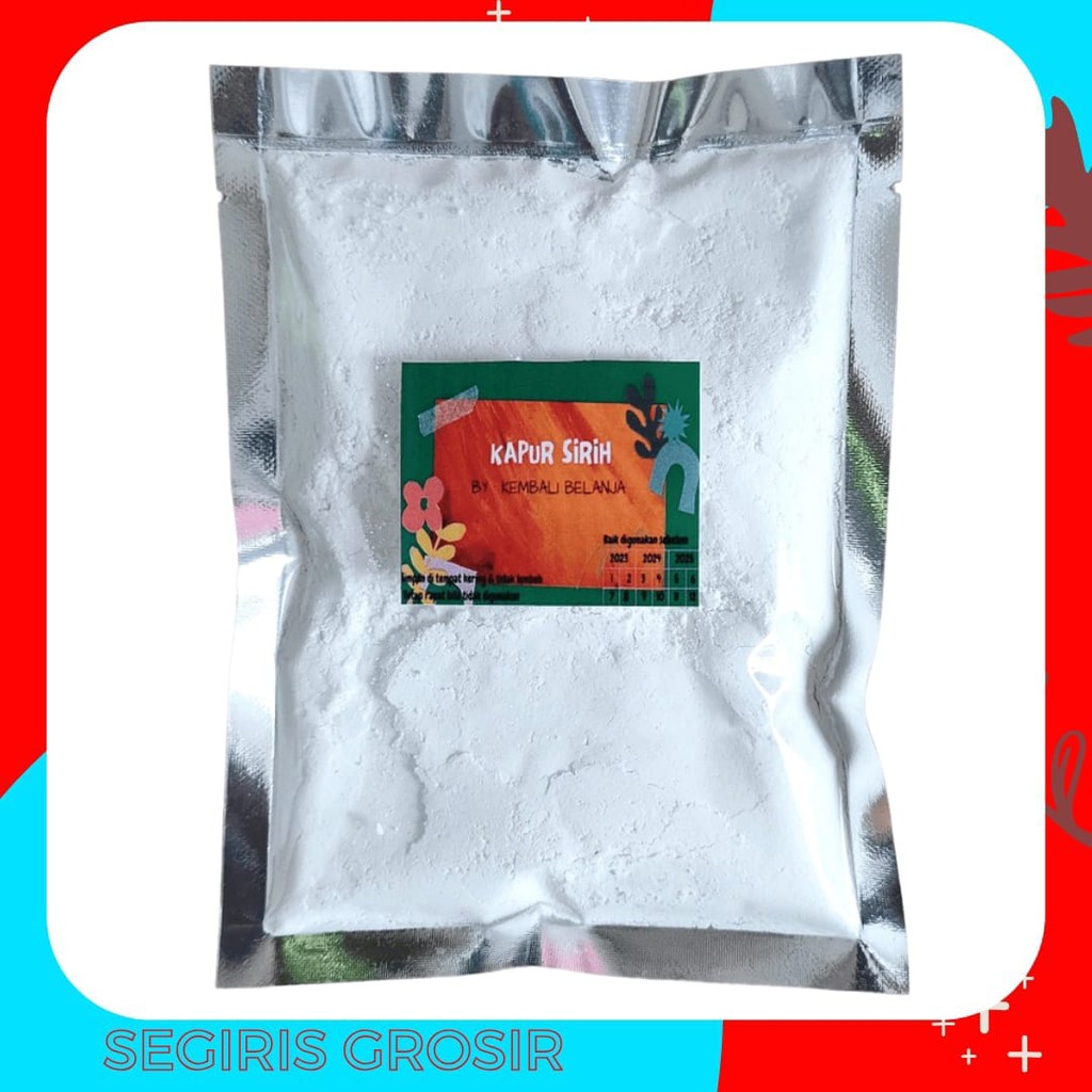 

Kapur Sirih Food Grade 100 Gram