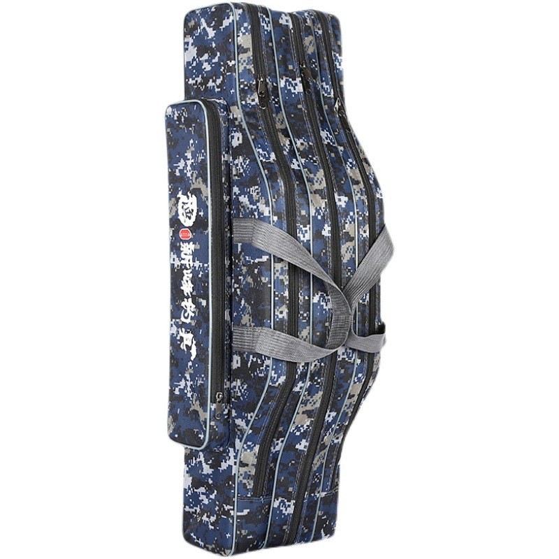 Ukuran 90/100/120cm Tas Joran Pancing Jumbo Kapasitas Besar Tahan Pakaian Tas Penguatan Tali Bahu Pa